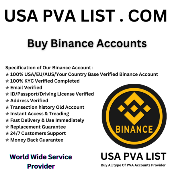 Buy Binance Accounts