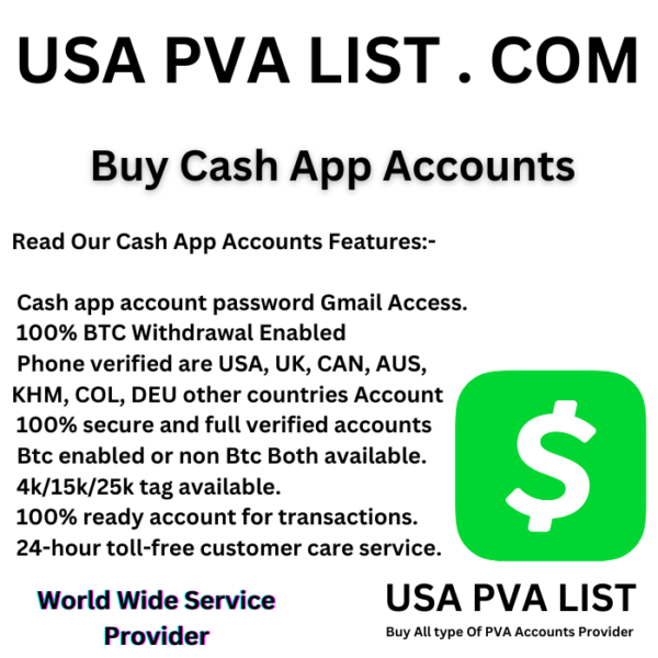 Buy Cash App Accounts