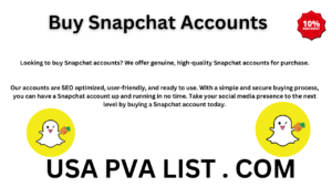 Buy Snapchat Accounts 