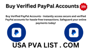 Buy Verified PayPal Accounts 